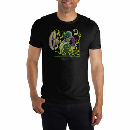 DC Comics The Riddler And Question Marks T-Shirt